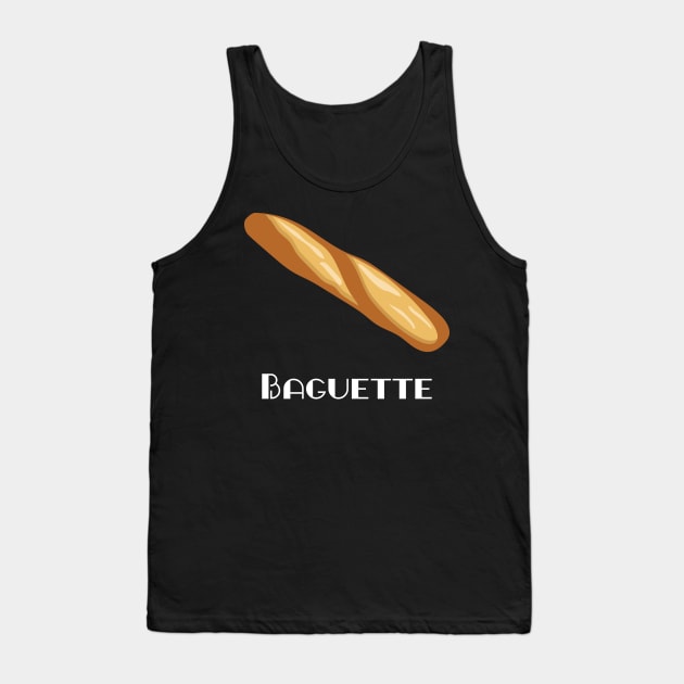 Baguette FOGS FOOD FRENCH 6 Tank Top by FOGSJ